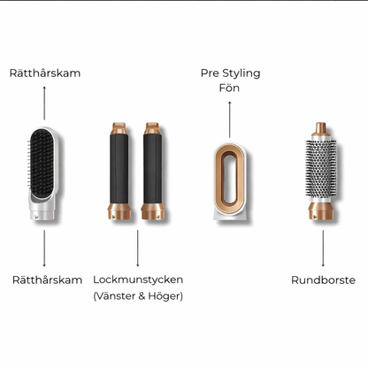5-i-1 hårstylingapparat