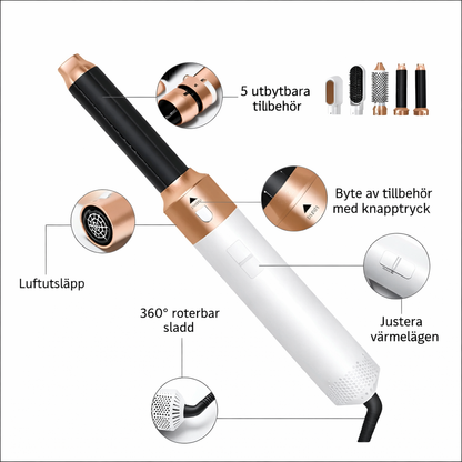 5-i-1 hårstylingapparat